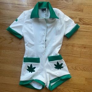 SEXY WEED NURSE HALLOWEEN COSTUME